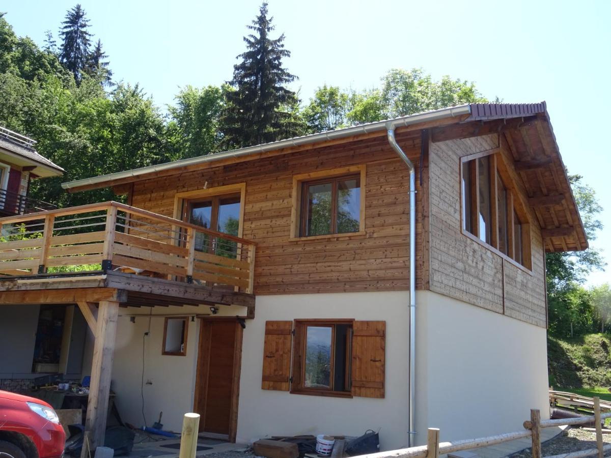 Chalet Neuf 6 Personnes Mont-Saxonnex 외부 사진