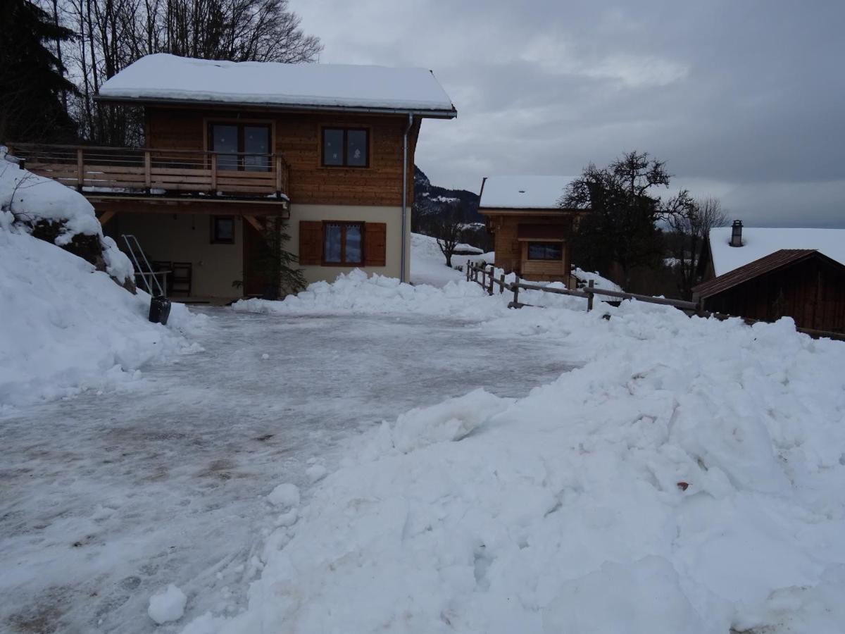 Chalet Neuf 6 Personnes Mont-Saxonnex 외부 사진